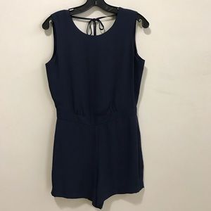 BCBGMAXAZRIA navy blue romper